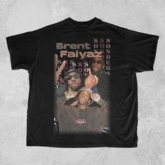 Brent Faiyaz Tshirt, Brent Faiyaz Graphic Tee, Brent Faiyaz Clothes, Brent Faiyaz T Shirt, Crazy Personality, Bf Bday, Brent Faiyaz, Bday List