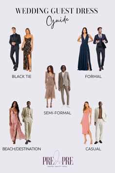 the wedding guest dress guide for brides and grooms