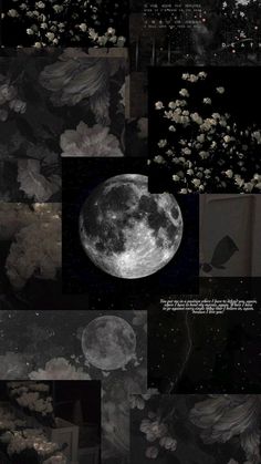 moon wallpaper Moon Collage Wallpaper, Iphone Wallpaper Moon, Moon Collage, Pastel Moon, Moon And Stars Wallpaper, Butterfly Art Drawing, Dark Black Wallpaper, Rockstar Aesthetic, Stars Wallpaper