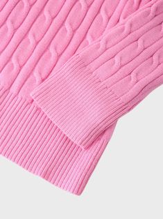 Stay warm and stylish with our Knit Cable Sweater-Bubble Gum Pink. Perfect for any occasion, this sweater is a must-have in your wardrobe. Cable Sweater, Bubblegum Pink, Bubble Gum, Stay Warm, Cable Knit, Gum, Must Haves, Bubbles, Cable