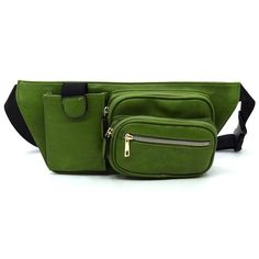 Fashion Fanny Bag Waist BagFaux vegan leatherZip closureGold-tone hardwareL 11 * H 6 * W 2.5 Green Belt Bag With Pockets For On-the-go, Green Modern Crossbody Belt Bag, Modern Green Crossbody Belt Bag, Trendy Green Belt Bag For On-the-go, Green Rectangular Belt Bag With Zipper, Trendy Green Belt Bag With Removable Pouch, Trendy Green Belt Bag With Zipper Closure, Modern Green Belt Bag For On-the-go, Green Belt Bag With Zipper For Daily Use