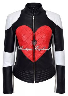 #ad Heart Jacket, Ladies Motorcycle, Trendy Jackets, Motorcycle Style, Valentine's Day Outfit, Biker Leather, Kylie Minogue, Motorcycle Gear, Leather Motorcycle Jacket