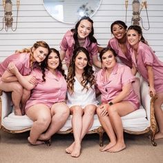 💗Need it SOONER than the Estimated Arrival? It's POSSIBLE, please contact us!💗 Get ready for those picture perfect moments! Relax, look pretty, and get pampered in these soft jersey cotton pajamas on your wedding day! These personalized bridal party pajamas are super soft and are the perfect bridal party gift and finishing touch to your bridesmaid proposal box! Our soft pajamas, available in 12 colors, make great bachelorette party, flower girl, and bridesmaid gifts. Add monogram or custom nam Silk Bridesmaid Robes, Bridal Party Pajamas, Satin Bridesmaids Robes, Bridesmaid Pajamas, Bridesmaid Pjs, Bridesmaid Pajama Set, Bridesmaid Robes Floral, Bridal Pajamas, Bridesmaid Pyjamas