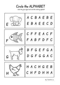 printable worksheet for children to learn the alphabet