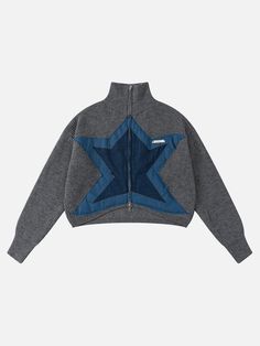 Presale: This product is hot selling, the estimated shipping time is Jan. 5-8, 2024. Follow us on Instagram @aelfricedenofficial for the latest updates.
Elevate your fashion game with the Star Denim Applique Cardigan. Uniting comfort and creativity, the cardigan showcases star-shaped denim appliques that redefine classic denim. A versatile piece for all occasions, this cardigan is your style statement in the making.
DETAILS

-Composition: 52% Acrylic, 28% Nylon, 20% Polyester.
-Clothing details: Gray Casual Cardigan For Streetwear, Trendy Cotton Cardigan For Streetwear, Cotton Cardigan For Streetwear, Fall Cotton Cardigan For Streetwear, Denim Applique, Top Streetwear Brands, Top Streetwear, Clothing Details, Clothes Shopping