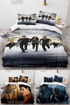 this is an image of a movie poster bedding set