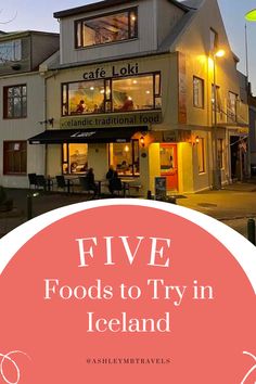 five foods to try in iceland