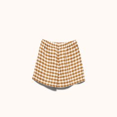 Our gingham sleepwear is woven from 100% French flax linen and pre-washed for extra softness. The Esme Short is a modern take on classic boxers with a high rise relaxed fit and faux button fly. Spring Gingham Loungewear Bottoms, Gingham Bottoms For Spring Loungewear, Plaid Cotton Summer Sleepwear, Summer Gingham Cotton Sleepwear, Summer Gingham Loungewear Bottoms, Gingham Bottoms For Summer Loungewear, Gingham Cotton Shorts For Daywear, Summer Gingham Bottoms For Loungewear, Spring Gingham Shorts For Daywear