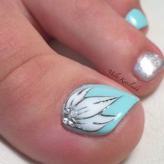 The design | Pedicure designs toenails, Summer toe nails, Pretty toe nails Cute Toe Nails Designs, Toe Nails Designs, Toenail Art Designs, Feet Nail Design, Pedicure Designs Toenails, Unghie Sfumate, Pedicure Nail Designs, Gel Toe Nails, Toe Nail Color