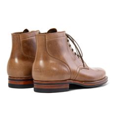 Service Boot® 2030 - Natural Chromexcel® – VIBERG Viberg Boots, Horween Chromexcel, Round Toe Sneakers, Horween Leather, Leather Company, Deck Shoes, Round Toe Shoes, Shoe Last, Rounded Toe Boots