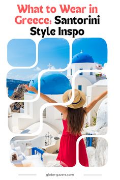 What to Wear in Greece: Santorini Style Inspo What To Wear In Santorini, Greece Summer Outfits, Greek Getaway, What To Wear In Greece, Santorini Outfit, Greece Packing