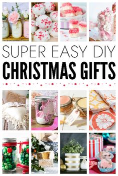 christmas gifts that are super easy to make