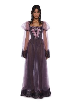 base|blk/pnk Dress And Gloves, Dress With Puffy Sleeves, Sugar Thrillz, Mesh Maxi Dress, Pride Outfit, Goth Dress, Puffy Sleeves, Swiss Dot, Babydoll Dress