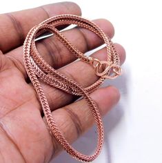 thickness of the chain 4 mm X 2 Mm 100% Pure Copper Chain Necklace Copper Chain Necklace Length ,16,18,20,22,24 inches i make jewelry for a very special kind of Women's men's ,This stunning is handcrafted by one of our talented artisans. It is set in precious Fine Jewelry 925 Sterling Silver Jewelry, Polished to a brilliant luster> You can also contact us for a separate order, or place an order? Send items back within: 30 days of delivery Request a cancellation within: 2 Hours of purchase Return Copper Chain Jewelry Gift, Handmade Snake Chain Necklace Gift, Metal Wheat Chain Necklace As A Gift, Metal Wheat Chain Necklace Gift, Copper Chain Necklace, Copper Wire Jewelry, Jewelry Chain, Make Jewelry, Rustic Jewelry