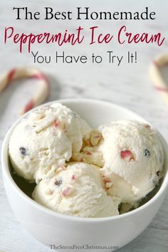 the best homemade peppermint ice cream you have to try