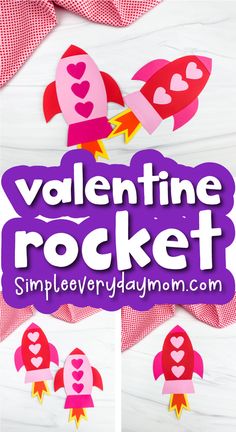 valentine rocket craft for kids to make