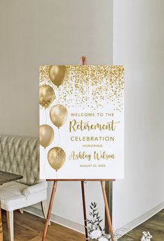 Golden Decor, Retirement Party Decorations, Retirement Celebration, Party Details, Retirement Party, Office Depot, Retirement Parties, Banners Signs, Matching Items