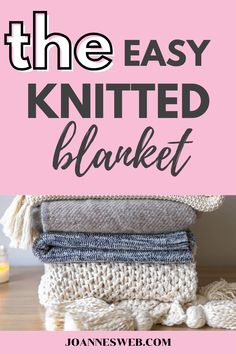 Want to knit a cozy blanket but don’t know where to startThis guide breaks it down step by step for beginnersPerfect weekend project🧶 Beginner Blanket, Blanket Knitting, Blanket Knitting Patterns, Weekend Projects, Knitted Blankets, Cozy Blankets, Don T Know, Knitting Patterns, Step By Step