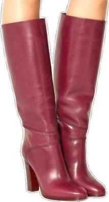 Knee Length Boots, Red Boots, Wine Red, Pu Leather, Knee Length, Women's Fashion, Wine, Boots, Red