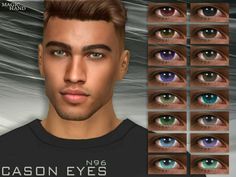 an image of a man with different colored eyes