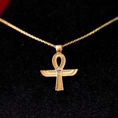 The Ankh, often called the "Key of Life" or "Key of the Nile," represents eternal life and spiritual power in Ancient Egyptian culture. Our Gold Ankh Nile Key Necklace embodies this timeless symbol in a handcrafted design, perfect for those who love meaningful and luxurious jewelry. Why You'll Love It: Material Options: Available in 925K Silver, 14K Solid Gold, and rose gold for a versatile, high-quality finish. Elegant Craftsmanship: Each piece is handmade with care, using 3-6 grams of premium Lifetime Products, Life In Ancient Egypt, Ankh Symbol, Key Of Life, Ankh Necklace, Luxurious Jewelry, Luxury Christmas Gifts, Fancy Words, Timeless Symbol