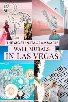 the most instagrammable wall murals in las vegas, with text overlay