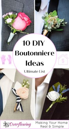 the ultimate guide to making your own flower boutonniere ideas for men and women