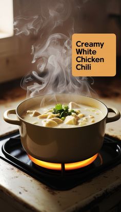 🍾 Classic Family-Style Creamy White Chicken Chili Premium Plating Techniques