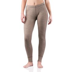 PRICES MAY VARY. PACKAGE INCLUDES: 1 – Women’s Merino Wool Thermal Underwear Leggings in Khaki / X-Small | MATERIAL: 18.5 Micron, 100% Merino wool, 250g/m2 | FIT: Next-to-Skin SUPER SOFT: 100% all natural superfine 18.5-micron Merino wool ensures comfort all day long – no itch! COMFORTABLE & CONVENIENT: Quick-drying merino wool legging bottom features a loop for hang drying while you’re camping, hiking, hunting, working, playing sports, skiing, snowboarding, or partaking in any outdoors activity Wool Base Layer, Merino Wool Clothing, Wool Leggings, Thermal Base Layer, Base Layer Women, Thermal Pants, Thermal Leggings, Womens Thermal, Wool Clothing