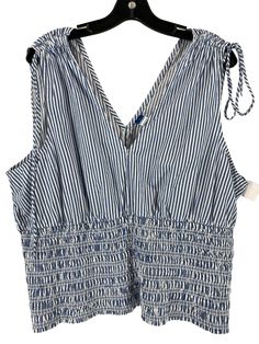 Brand: OLD NAVY Style: TOP SLEEVELESS Color: BLUE & WHITE Size: XL SKU: 186-186278-16647 CONDITION: GENTLY USED Navy Style, Designer Flats, Scarf Belt, Sustainable Fashion Brands, Navy Fashion, Designer Backpacks, Top Sleeveless, Personal Shopper, Sustainable Fashion