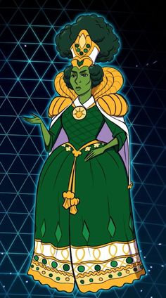 the green queen from disney's princess and the frog