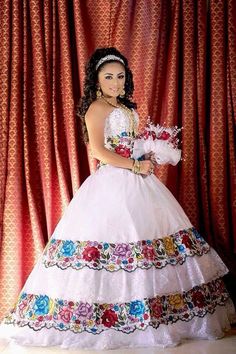 Gorgeous!!! Quinceañera Dress 15 Birthday Dresses, Vestido Charro, Mexican Wedding Dress, Quince Dresses Mexican, Quinceñera Dresses