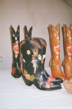 The Brother Vellies Doodle Boots have been a long-time fan favorite. They are one-of-a-kind works of art handmade and hand painted with love by Artisans in Mexico. From its inception, Brother Vellies has been dedicated to advocating for women’s rights. After the Supreme Court overturned Roe v Wade, effectively stripping women of the right to bodily autonomy and access to abortion, Aurora James was inspired to create a collection dedicated to Women and their fight for bodily autonomy to fight aga Aurora James, Brother Vellies, Bodily Autonomy, Vintage Cowboy, Women’s History, Women’s Rights, Planned Parenthood, Reproductive Health, Shoe Closet