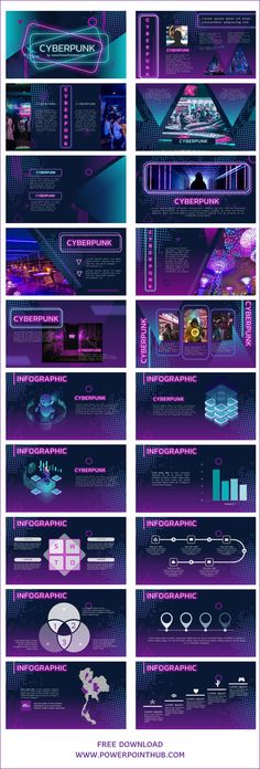 a purple and blue presentation slider with the text cyberplan on it,