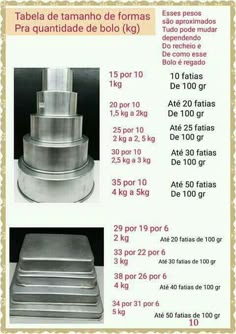 the instructions for how to make an aluminum cake pan with two tiers and three layers