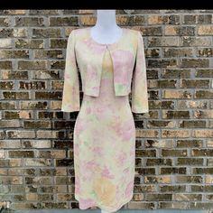 Questions? Leave A Comment Below! Dress Jacket, Pastel Floral, Floral Color, St John, Sequin Dress, Sequin, Size 4, Product Description, Mini Dress