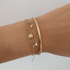 قلادات متدلية, Gold Bracelets Stacked, Double Bracelet, Coin Bracelet, Jewelry Essentials