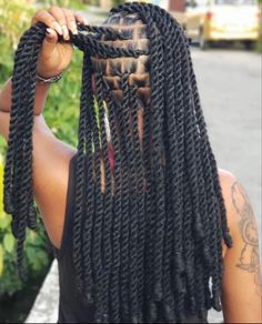 Black 2 Braids Hairstyles, Protective Hairstyles Braids Twist, Vacation Hairstyles For Black Women Summer Box Braids, Invisible Twist Braids Black Hair, Twists Protective Styles Natural Hair, Crossett Outfit, Two Strand Passion Twist, Two Strand Twist Hairstyles For Women