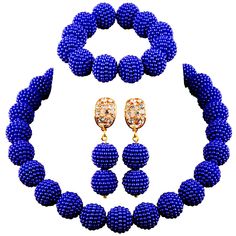 PRICES MAY VARY. laanc Royal Blue Nigerian Wedding African Beads Jewelry Set Women Simulated Pearl Necklace and Earrings African Beads Jewelry Set Nigerian Wedding African Beads Jewelry Set Nigerian Wedding African Beads African Beads Round 8mm Beads Jewelry For Party, Round 8mm Bead Jewelry For Party, Party Jewelry With 8mm Beads, Party Jewelry With 8mm Round Beads, Adjustable Blue Jewelry Sets For Party, Blue Round Beaded Bracelets For Wedding, Adjustable Beaded Blue Jewelry Set, Blue Beaded Bracelets For Weddings, Blue Beaded Round Beads Jewelry Sets