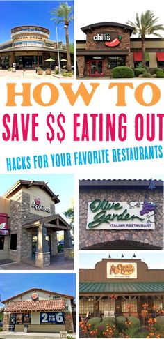 how to save $ s eating out hacks for your favorite restaurants