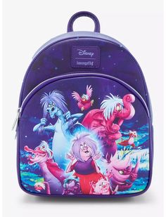 Loungefly The Sword In The Stone Madam Mim Forms Mini Backpack Themed Backpack For Theme Park, Themed Standard Backpack For Theme Park, Sailor Moon Backpack, Madam Mim, Moon Backpack, Loungefly Purse, Disney Purse, Loungefly Bag, Disney Addict