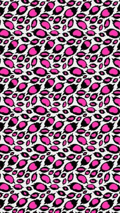 a pink and black animal print pattern on a white background, it looks like something from the 80s's