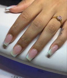 Simple Acrylic Nails, Glow Nails, Unique Acrylic Nails, Bling Acrylic Nails