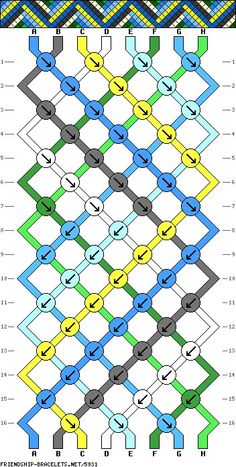 an image of a pattern that looks like it has been made with different colors and shapes