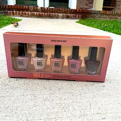 5 Piece Gel, Nail Polish Set! Never Used! Nail Polish Set, Gel Nail Polish Set, Nail Polish Sets, Gel Nail Polish, Gel Nail, Womens Makeup, Nail Polish, Cream, Nails