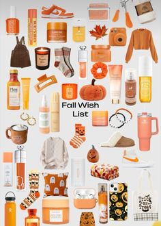 the fall wish list is full of products