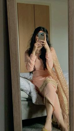 Punjabi Style, India Style, Indian Bride Outfits, Desi Fashion Casual, Easy Cheap, Indian Bridal Fashion, Simple Pakistani Dresses, Fancy Dress Design, Stylish Dresses For Girls