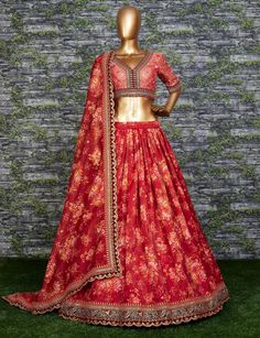 <ul>
<li style="text-align: justify;">
<h2><span style="text-align: justify; font-size: small;"><strong>Shop Online Maroon Bridal Lehenga Choli</strong></span></h2>
</li>
<li style="text-align: justify;"><span style="text-align: justify;">You are bound to make a powerful fashion statement with this amazing maroon colored Sabyasachi bridal lehenga choli.</span></li>
<li style="text-align: justify;"><span style= Festive Silk Set With Unstitched Blouse, Festive Raw Silk Unstitched Blouse Set, Bollywood Style Sets In Art Silk With Zari Work, Festive Unstitched Raw Silk Blouse Set, Festive Silk Sets With Pallu, Festive Chanderi Floor-length Sets, Floor-length Brocade Choli With Dupatta, Traditional Fitted Floor-length Palazzo Set, Festive Silk Lehenga With Zari Work