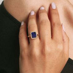 Indulge in timeless elegance with our exquisite handmade ring, featuring a stunning sapphire solitaire surrounded by a radiant diamond halo. Crafted from luxurious 14K gold, this masterpiece showcases the natural beauty of the sapphire, exuding captivating blue gemstone allure. With its handcrafted design and intricate details, this ring epitomizes luxury and sophistication. Whether worn as a statement piece or cherished as a symbol of September birthdays, this sapphire and diamond combination e Fine Jewelry Ring With Halo And Radiant Cut, Elegant Lab-created Sapphire Halo Promise Ring, Fine Jewelry Radiant Cut Halo Ring, Elegant Halo Ring With Lab-created Sapphire For Promise, Elegant Tanzanite Halo Ring, Elegant Tanzanite Diamond Ring With Halo Design, Radiant Cut Birthstone Ring In Fine Jewelry Style, Elegant Halo Ring With Lab-created Sapphire, Elegant Emerald Cut Halo Ring For Proposal