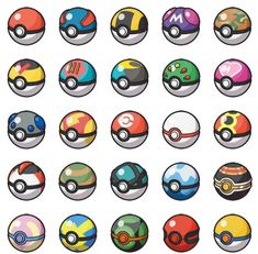 the different types of poke ball